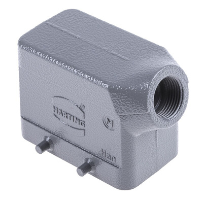 HARTING Han B Heavy Duty Power Connector Hood, M20 Thread