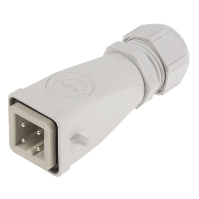 Epic Contact H-A Heavy Duty Power Connector Hood, 3 Contacts, M20 Thread