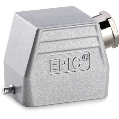 Epic Contact H-B Heavy Duty Power Connector Hood, 6 Contacts, M20 Thread