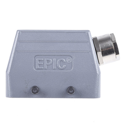Epic Contact H-B Heavy Duty Power Connector Hood, 10 Contacts, M20 Thread