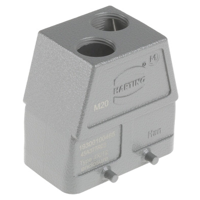 HARTING Han B Heavy Duty Power Connector Hood, M20 x 2 Thread