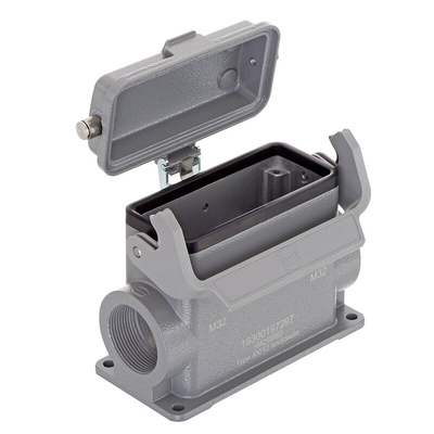 HARTING Han B Heavy Duty Power Connector Housing, M32 x 2 Thread