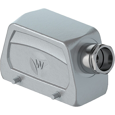 Wieland Hood BAS GOT GA Heavy Duty Power Connector Housing, 16 Contacts, M25 Thread