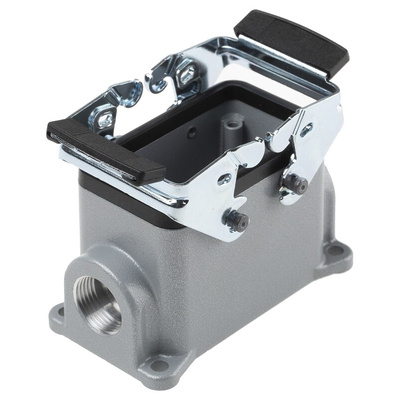 Epic Contact H-BE Heavy Duty Power Connector Housing, 10 (H-BE), 42 (H-DD) Contacts, M20 Thread