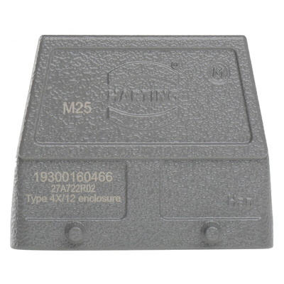 HARTING Han B Heavy Duty Power Connector Hood, M25 x 1.5 Thread