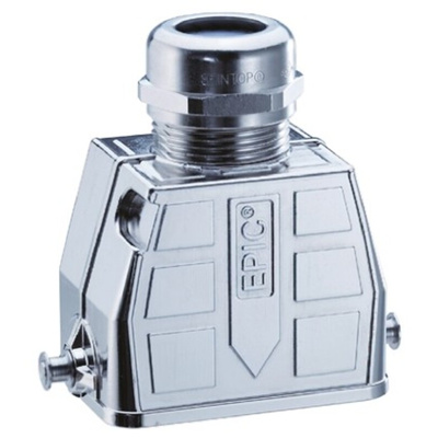 Epic Contact H-BE Heavy Duty Power Connector Hood, 6 Contacts