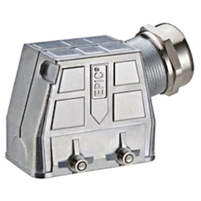 Epic Contact H-BE Heavy Duty Power Connector Hood, 10 Contacts