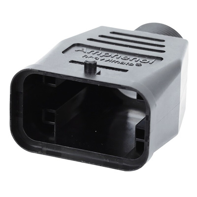 Amphenol Heavy Mate Q Heavy Duty Power Connector Hood, M25 x 1.5 Thread
