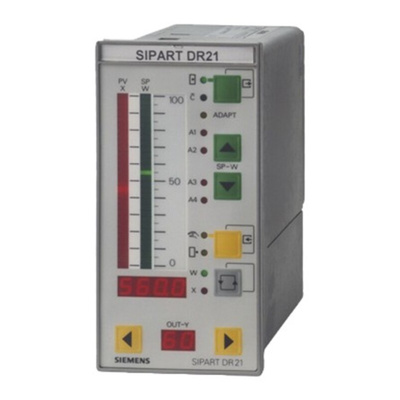 Siemens SIPART DR21 PID Temperature Controller, 72 x 144mm, 24 V ac/dc Supply Voltage