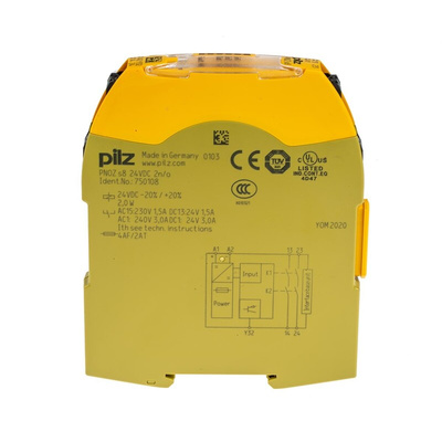 Pilz PNOZsigma Series Output Module, 0 Inputs, 3 Outputs, 24 V dc, 2NO