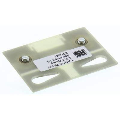HOBUT Plate Shunt, 1 A Max, 75mV Output, ±1.5 % Accuracy