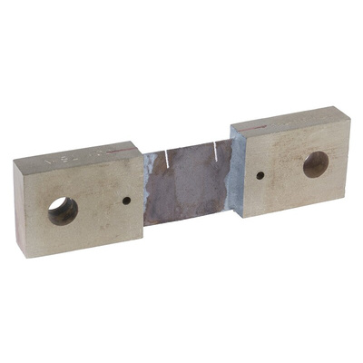 HOBUT Brass-Ended Shunt, 100 A Max, 75mV Output, ±1 % Accuracy