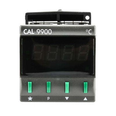 CAL 9900 PID Temperature Controller, 48 x 48 (1/16 DIN)mm, 2 Output Relay, 115 V ac Supply Voltage