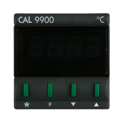 CAL 9900 PID Temperature Controller, 48 x 48 (1/16 DIN)mm, 2 Output Relay, 230 V ac Supply Voltage