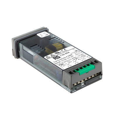 CAL 3200 PID Temperature Controller, 48 x 24 (1/32 DIN)mm, 2 Output Relay, 90 → 264 V ac Supply Voltage