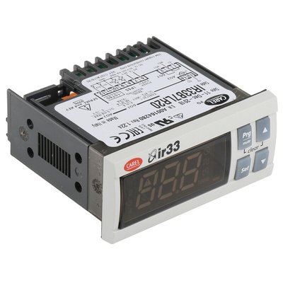 Carel IR33 Panel Mount PID Temperature Controller, 76.2 x 34.2mm 2 (Analogue), 2 (Digital) Input, 2 Output Analogue,