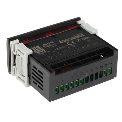 RS PRO Panel Mount On/Off Temperature Controller, 77 x 35mm 1 Input, 2 Output Relay, 24 V ac/dc Supply Voltage
