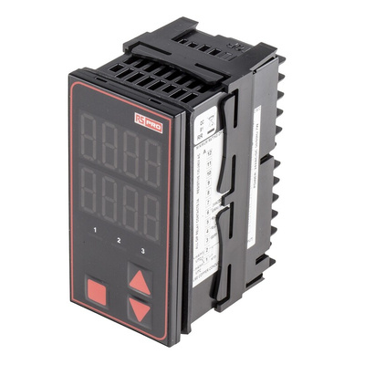 RS PRO Panel Mount PID Temperature Controller, 96 x 48mm, 3 Output Relay, SSR, 24 V ac/dc Supply Voltage