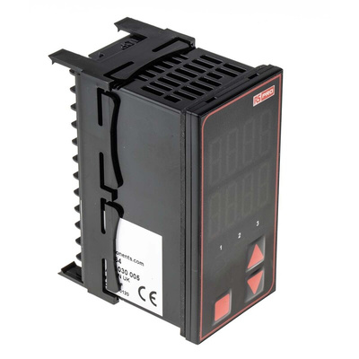 RS PRO Panel Mount PID Temperature Controller, 96 x 48mm, 3 Output Relay, 110 → 240 V ac Supply Voltage