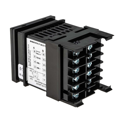 RS PRO Panel Mount PID Temperature Controller, 48 x 48mm, 3 Output Relay, SSR, 24 V ac/dc Supply Voltage