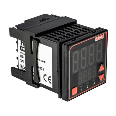 RS PRO Panel Mount PID Temperature Controller, 48 x 48mm, 3 Output Relay, 110 → 240 V ac Supply Voltage