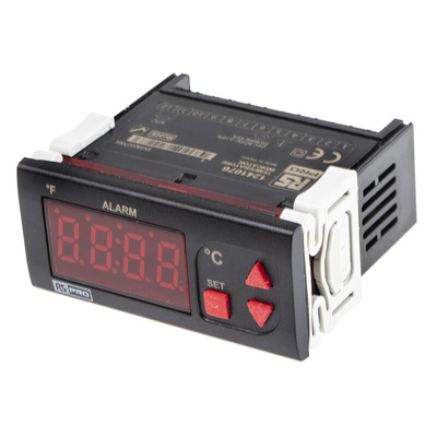 RS PRO Panel Mount Temperature Indicator, 77 x 35mm 1 Input, 24 V ac/dc Supply Voltage
