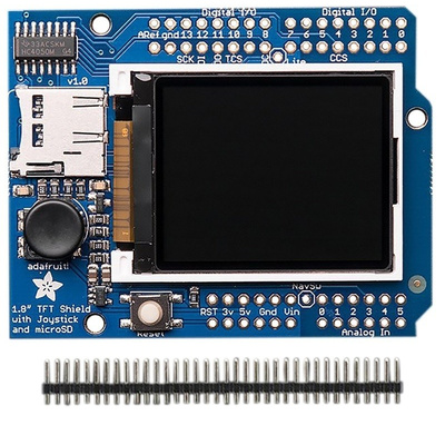 ADAFRUIT INDUSTRIES, 1.8in Arduino Compatible Display with Colour LCD Display