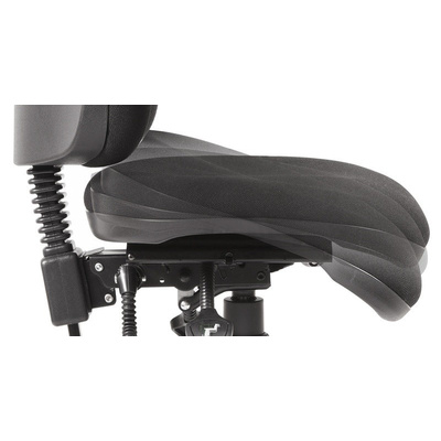 RS PRO Fabric Typist Chair Black