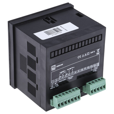 RS PRO PID Temperature Controller, 96 x 96mm 1 Input, 2 Output Relay, SSR, 115 V ac Supply Voltage