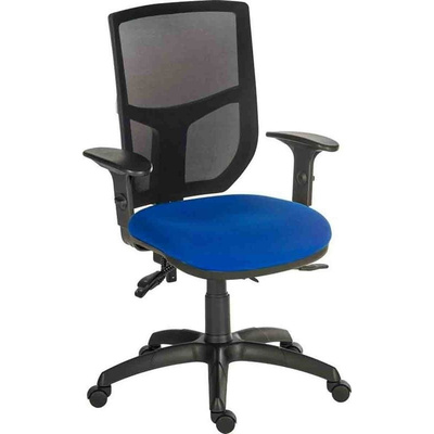 RS PRO Fabric Typist Chair 150kg Weight Capacity Blue
