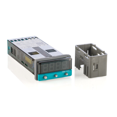 CAL 3300 PID Temperature Controller, 48 x 24 (1/32 DIN)mm, 2 Output Relay, SSD, 100 V ac, 240 V ac Supply Voltage