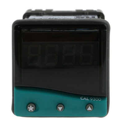 CAL 9300 PID Temperature Controller, 48 x 48 (1/16 DIN)mm, 2 Output Relay, SSD, 100 V ac, 240 V ac Supply Voltage