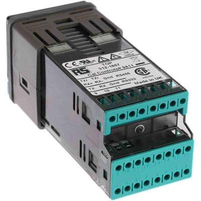 CAL 9400 PID Temperature Controller, 48 x 48 (1/16 DIN)mm, 2 Output Relay, 100 V ac, 240 V ac Supply Voltage