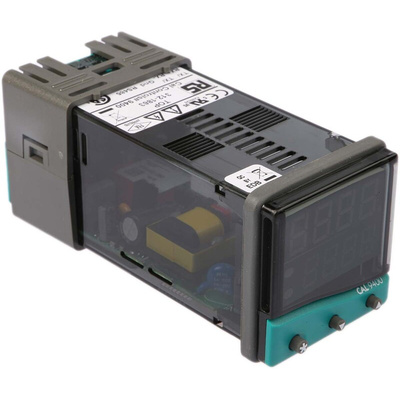 CAL 9400 PID Temperature Controller, 48 x 48 (1/16 DIN)mm, 2 Output Relay, SSD, 100 V ac, 240 V ac Supply Voltage