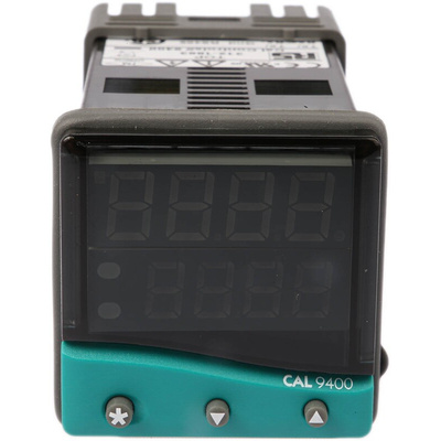 CAL 9400 PID Temperature Controller, 48 x 48 (1/16 DIN)mm, 2 Output Relay, SSD, 100 V ac, 240 V ac Supply Voltage