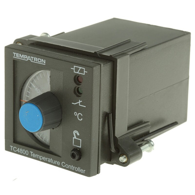 Tempatron 1/16 DIN On/Off Temperature Controller, 48 x 48mm, 1 Output Relay, 110 → 230 V ac Supply Voltage