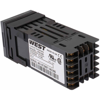 West Instruments P6100 PID Temperature Controller, 48 x 48 (1/16 DIN)mm, 1 Output Linear, 100 V ac, 240 V ac Supply