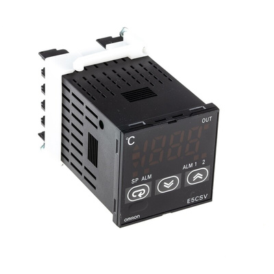 Omron E5CSV PID Temperature Controller, 48 x 48mm, 2 Output Relay, 100 → 240 V ac Supply Voltage PID Controller