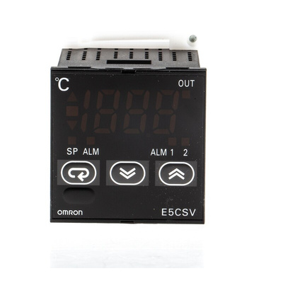 Omron E5CSV PID Temperature Controller, 48 x 48mm, 2 Output Relay, 100 → 240 V ac Supply Voltage PID Controller