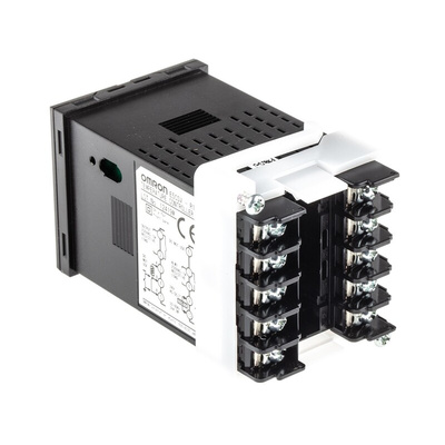 Omron E5CSV PID Temperature Controller, 48 x 48mm 1 Input, 2 Output Relay, 24 V ac/dc Supply Voltage