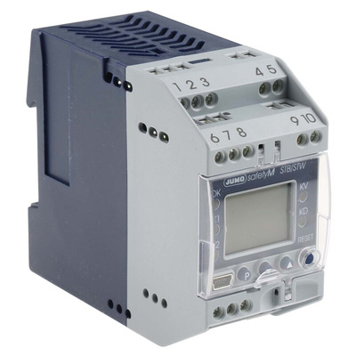 Jumo STB/STW Temperature Limiter, 85 x 45mm 2 (Analogue) Input, 2 Output Relay, 110 → 240 V ac Supply Voltage