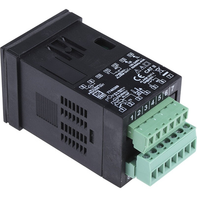 RS PRO 1/16 DIN PID Temperature Controller, 48 x 48mm, 3 Output Current, Relay, 100 → 240 V ac Supply Voltage
