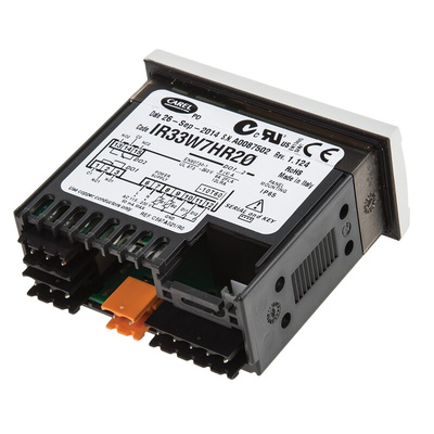 Carel IR33 Panel Mount PID Temperature Controller, 76.2 x 34.2mm, 2 Output Relay, 115 → 230 V ac Supply Voltage
