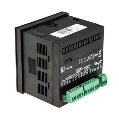 RS PRO Panel Mount PID Temperature Controller, 96 x 96mm, 3 Output SSR, 230 V ac Supply Voltage ON/OFF, PID Controller