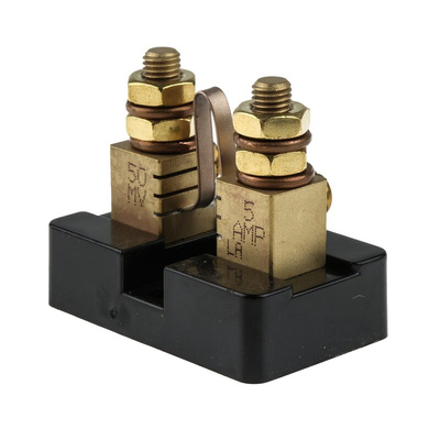 Murata Power Solutions Brass-Ended Shunt, 5 A Max, 50mV Output, ±0.25 % Accuracy