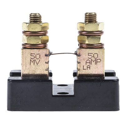 Murata Power Solutions Brass-Ended Shunt, 50 A Max, 50mV Output, ±0.25 % Accuracy