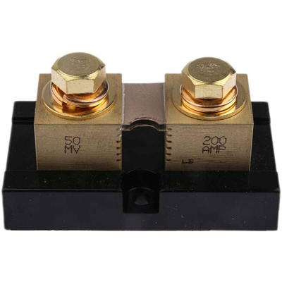 Murata Power Solutions Brass-Ended Shunt, 200 A Max, 50mV Output, ±0.25 % Accuracy