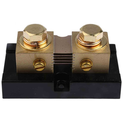 Murata Power Solutions Brass-Ended Shunt, 500 A Max, 50mV Output, ±0.25 % Accuracy