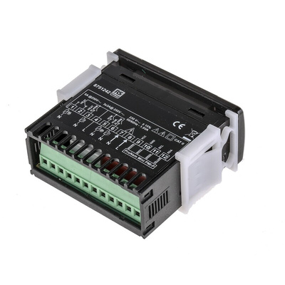 RS PRO Panel Mount PID Temperature Controller, 76 x 34.5mm 4 Input, 4 Output Relay, 230 V ac Supply Voltage ON/OFF, PID
