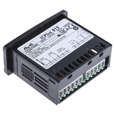 Eliwell ICPlus Panel Mount On/Off Temperature Controller, 74 x 32mm 1 Input, 2 Output Digital, Relay, 230 V Supply
